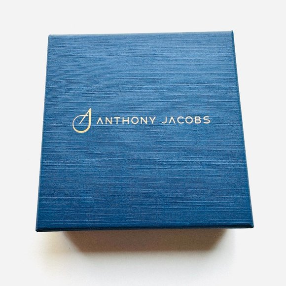 3198 JEWELRY RING SIZE 11 ANTHONY JACOBS BLACK STEEL DESIGNER RING - Picture 5 of 7